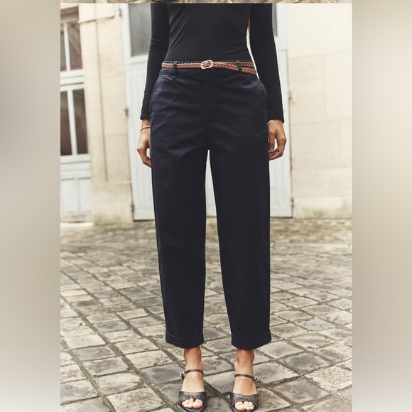 Zara Pants - 2024 Zara Braided Belted Chino Pant
